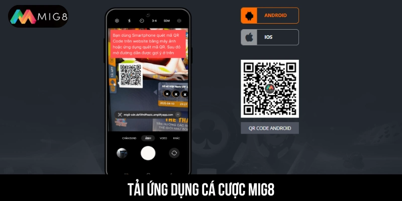 Dùng di động quét mã QR tương ứng hệ điều hành đang sử dụng 