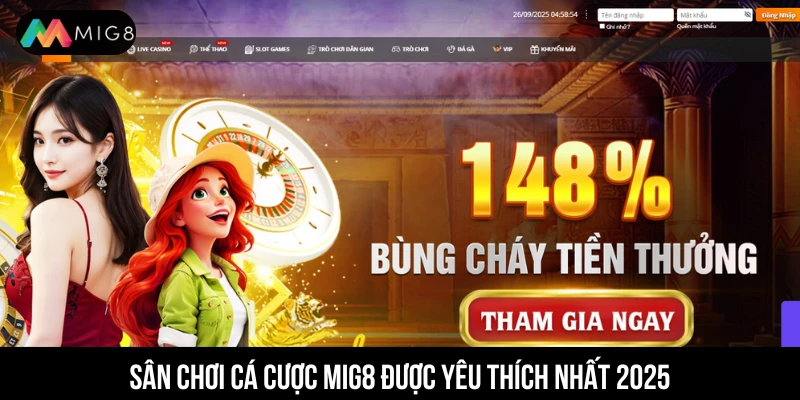 Sân chơi cá cược xanh chín MIG8 được nhiều người chơi yêu thích